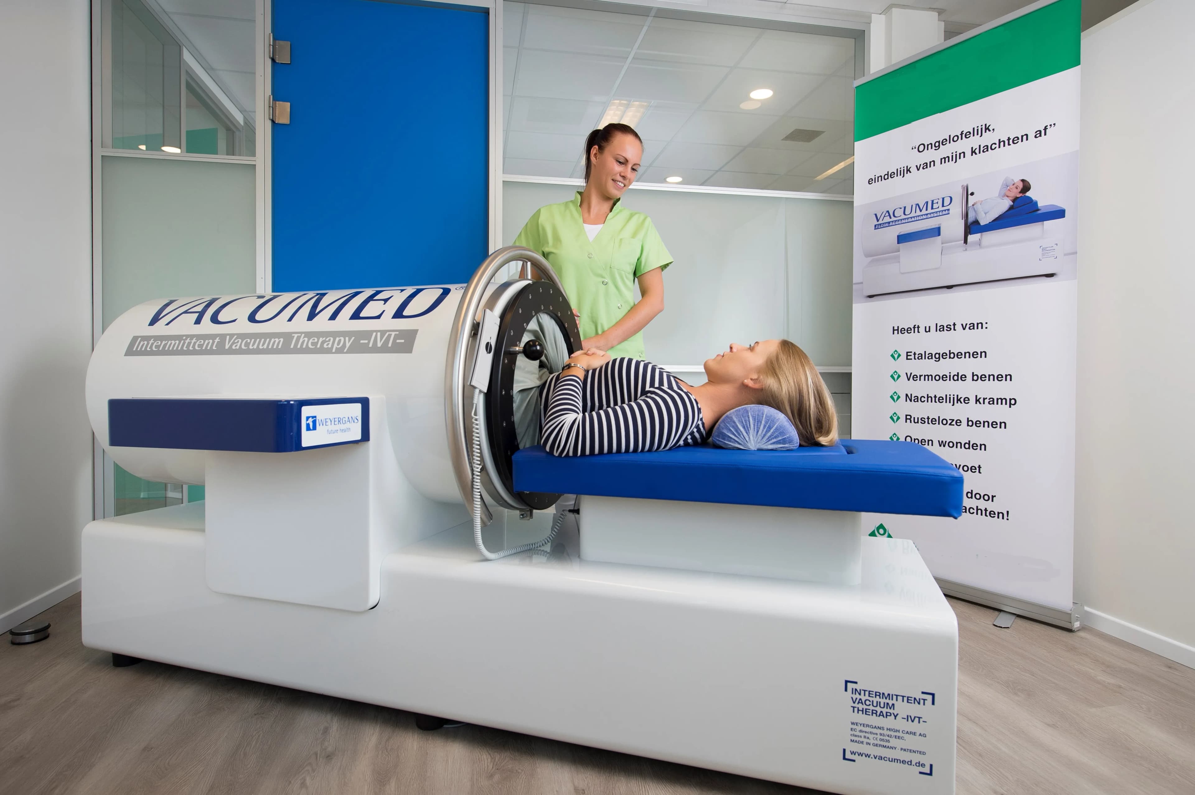 Vacuum therapy in action